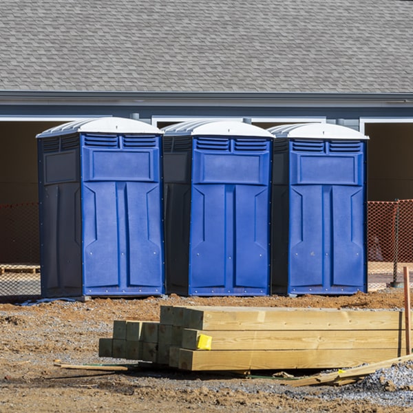 what is the expected delivery and pickup timeframe for the porta potties in Cottage Grove OR